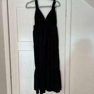 Linen midi dress
